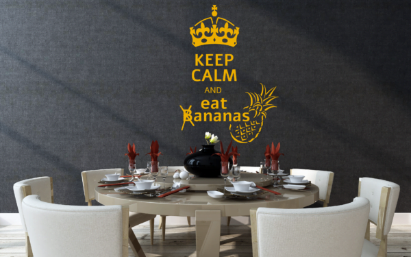 keep calm eat b ananas vorschau